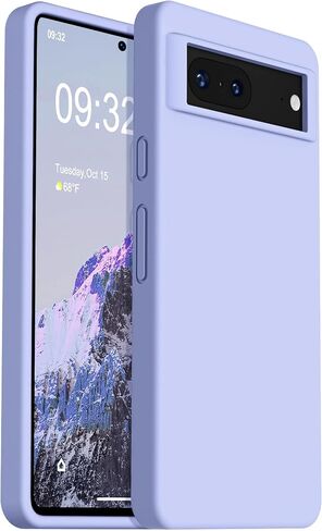 OTOFLY Designed for Pixel 7 Case, Silicone Shockproof Slim Thin Phone Case for Google Pixel 7 6.3 inch (Apricot) in Saudi Arabia