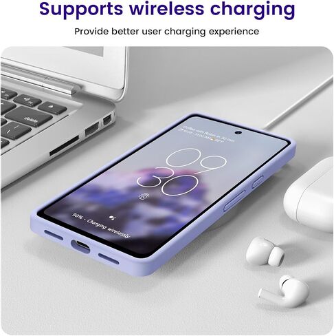 OTOFLY Designed for Pixel 7 Case, Silicone Shockproof Slim Thin Phone Case for Google Pixel 7 6.3 inch (Apricot) in Saudi Arabia