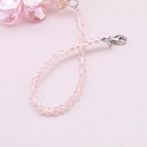 SING F LTD Blue Flower Suncatcher Crystal Hanging Ornament Car Rear View Mirror Pendant Automotive Interior Charm Decoration Accessories 15cm/5.9 Inch Length in Saudi Arabia
