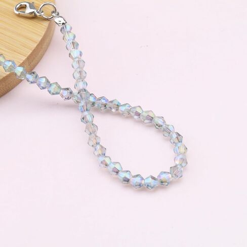 SING F LTD Blue Flower Suncatcher Crystal Hanging Ornament Car Rear View Mirror Pendant Automotive Interior Charm Decoration Accessories 15cm/5.9 Inch Length in Saudi Arabia