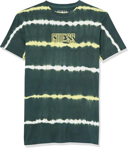 GUESS Boys' Short Sleeve Tie Dye Logo Tee in Saudi Arabia