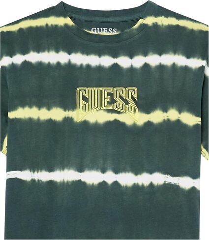 GUESS Boys' Short Sleeve Tie Dye Logo Tee in Saudi Arabia