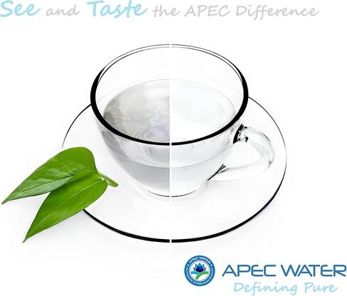 APEC Tankless RO 3-Stage Water Filter System ROTL-600 - Premium Reverse Osmosis Water Filtration, Smart Replacement Reminder, Easy DIY Install/Maintenance in Saudi Arabia