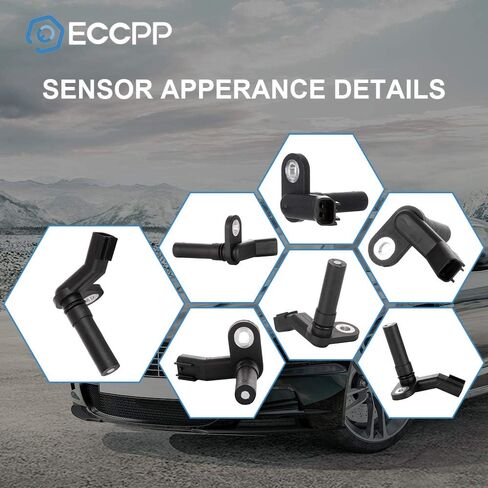 ECCPP 2PCS Crankshaft Position Sensor Fit For 1999-2011 for Ford Crown Victoria 2002-2014 for Ford E-150 2003-2005 for Ford E-150 Club Wagon 1997-2002 2007-2008 for Ford E-150 Econoline CKP Sensor in Saudi Arabia