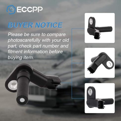 ECCPP 2PCS Crankshaft Position Sensor Fit For 1999-2011 for Ford Crown Victoria 2002-2014 for Ford E-150 2003-2005 for Ford E-150 Club Wagon 1997-2002 2007-2008 for Ford E-150 Econoline CKP Sensor in Saudi Arabia