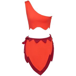 Crysta Cosplay Ferngully The Last Rainfores Costume Sexy Crop Tops Skirts Women Halloween Party Clothes