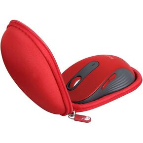 حقيبة سفر صلبة من Hermitshell للفأرة اللاسلكية Logitech Signature M650 L / M550 L (أسود، حافظة M650 L)