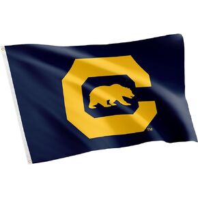 Desert Cactus University of California Berkeley Flag Golden Bears Cal UC Flag Banners 100% Polyester Indoor Outdoor 3x5 feet Flags (Style 6)