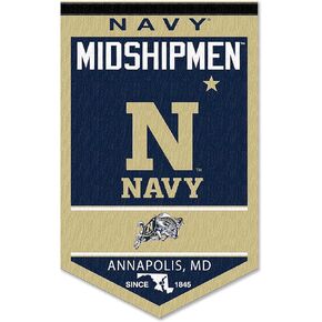 US Navy Midshipmen Heritage History Banner Pennant