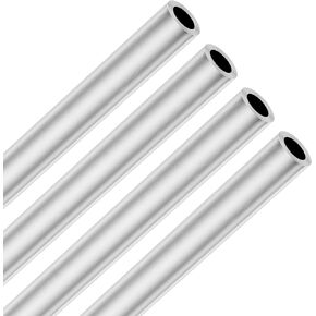 2PCS 6063 round Aluminum Tube, 12mm/0.47 inch OD x 10mm/0.39 inch ID, 300mm/12" inch length Metal Tubing, seamless long round Aluminum Tubes…