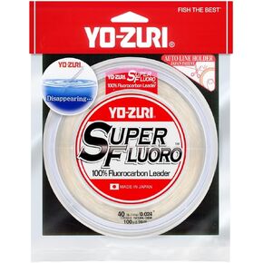 Yo-Zuri YZ-SF-50LB-NCL-100YD: Superfluoro 100Yd 50Lb, Natural Clear