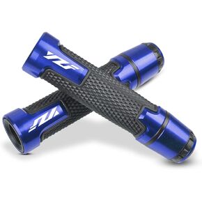 Universal 7/8'' 22mm Motorcycle Powersports Handlebar Grips for Yamaha YZF 600R R1 1998-2019,R3 2015-2019,R6 1999-2019,R6S 2006-2009