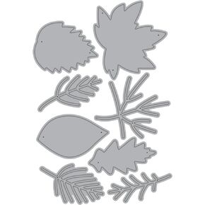 Leaves, Essentials by Ellen Designer Dies, Fall Shapes, Cardmaking, Scrapbooking, Die Cuts, Autumn, Halloween
