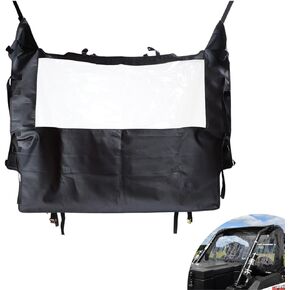 MFC Middle Clear Rear Windshield Rear Window Compatible With For UTV Polaris RZR S 900 XP 1000 Trail EPS XC Turbo 2015-2021