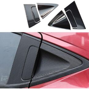 6Pcs ABS Automotive Exterior Door Handle Bowl Cover Trim Protector Outer Door Decoration Frame Trim Back Door Handle Cover Trim Accessories for Honda HRV 2016-2022（Bright Black）