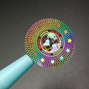380pcs Hologram Tamper Proof Stickers Security Labels Warranty Void Stickers Tamper evident Seal Holographic Round Stickers(0.8inch,Silver,GQYH)