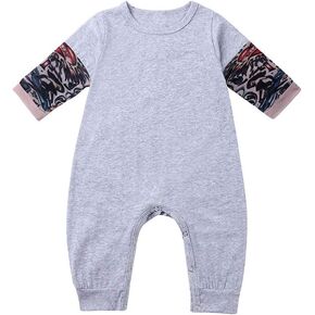 LOOLY Baby Boys Girls Tattoo Sleeves Romper Bodysuit