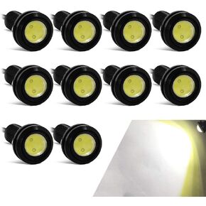 18mm Eagle Eye Led Lights High Power 9W Blue Daytime Running Light Car Motorcycle DRL Car Accessories Marker Light Fog Lamp Backup Marker Light(10psc)