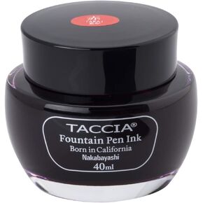 TACCIA TFPI-WD40-05 Suna-IRO Ink Fountain Pen Ink, Water-Based Dye, Aka, Red