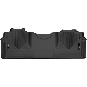 Husky Liners X-act Contour Floor Mats | Fits 2021-2024 Jeep Grand Cherokee L w/2nd Row Bench Seat | 2nd Row, 1-pc Black - 51431