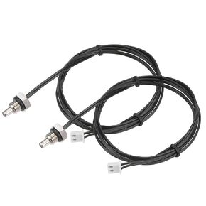 uxcell 2pcs 10K Temperature Sensor Probe, M8 NTC Thermal Sensor Probe Cable 1m