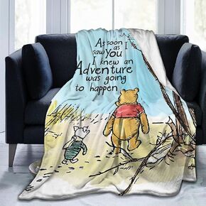 Yaz Throw Blanket Toddler Baby Boys Girl Cute Bear Nursery Crib Bedding Cozy Luxury Soft Flannel Blanket Sofa Chair Bed Living Room Bedroom Adult 60''X50'' in Kuwait