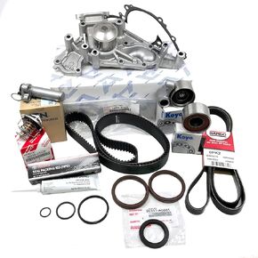 TIMING BELT KIT V8 | GENUINE and OEM | Water Pump, Pulleys, Seals, Drive Belt | Compatible with 2000-2006 Tundra with 4.7L Engine