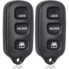 Key Fob Keyless Entry Remote Control Compatible with Toyota 1999-2009 4Runner/2001-2007 Sequoia Car Key Replacement for HYQ12BBX HYQ12BAN