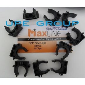 Compressed air 3/4" TUBING PIPING CLIPS CLAMPS (10 pack) M8065