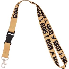 Desert Cactus Elvis Presley Lanyard Keychain Car Keys ID Badge Holder Detachable Breakaway Snap Buckle (Lanyard B)