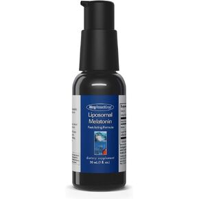 Allergy Research Group Liposomal Melatonin Supplement - Oral Sleep Spray for Adults, 1mg Liquid Melatonin, Pure, Fast Acting Formula - 1 Fl Oz