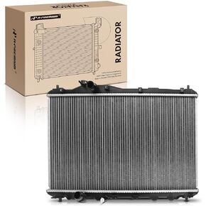 A-Premium Engine Coolant Radiator Assembly Compatible with Honda Civic 2012 2013 2014 2015 1.8L 2.4L & Acura ILX 2013 2014 2015 2.4L, Manual Transmission, Replace# 19010R1BA51, 19010R1BA52