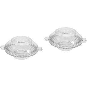 TEHAUX 5pcs Floating Candle Mold, Hand Mold Pillar Candle Molds Plastic Floating Candles Making Tool Mold for Candle Making Supplies DIY Lover Resin Candlestick Soap 3D