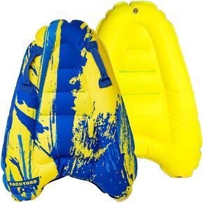 BACKYARD BLAST Deluxe Rider with Joint Cloth Material, Inflatable Body Board Slide Rider, 30.7" x 19.6" x 5.5"