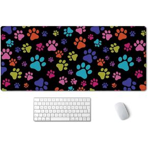 Cute Watercolor Pastel Sky Desk Mat, Cute Cloud Desk Mat, Cute Pink Sky Desk Pad, Sky Desk Mat, Desk Mat Cute, Extended Desk Mat, XXL Gaming Mouse Pad, Extended Mouse Pad, 35.5x15.7inch