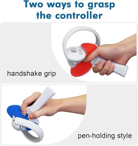 مقبض مجداف تنس الطاولة AMVR ملحقات الواقع الافتراضي لجهاز تحكم بيكو 4، محول بديل لمقبض مضاد للانزلاق للعب لعبة Eleven تنس الطاولة VR in Kuwait