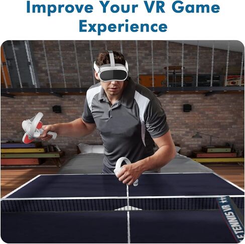 مقبض مجداف تنس الطاولة AMVR ملحقات الواقع الافتراضي لجهاز تحكم بيكو 4، محول بديل لمقبض مضاد للانزلاق للعب لعبة Eleven تنس الطاولة VR in Kuwait