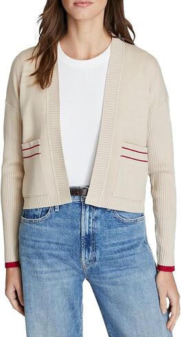 Club Monaco Women's Contrast Pocket Cardigan in Saudi Arabia