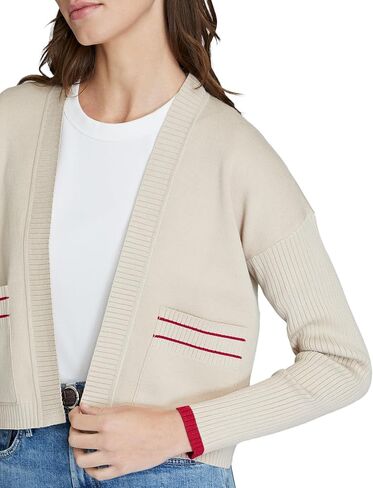 Club Monaco Women's Contrast Pocket Cardigan in Saudi Arabia