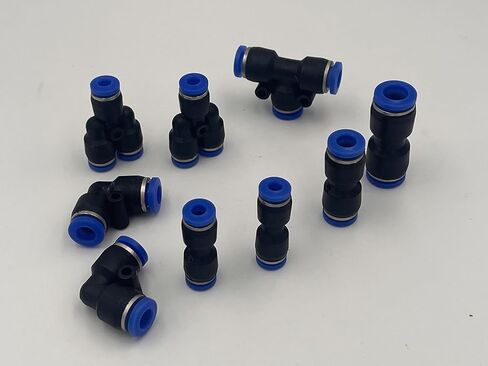 خرطوم هوائي 1/8 بوصة OD من البولي يوريثين الشفاف من البولي يوريثين أنبوب ضاغط الهواء لنقل سائل الماء لضاغط الهواء شفاف 5 متر (16.4 قدم) in Kuwait