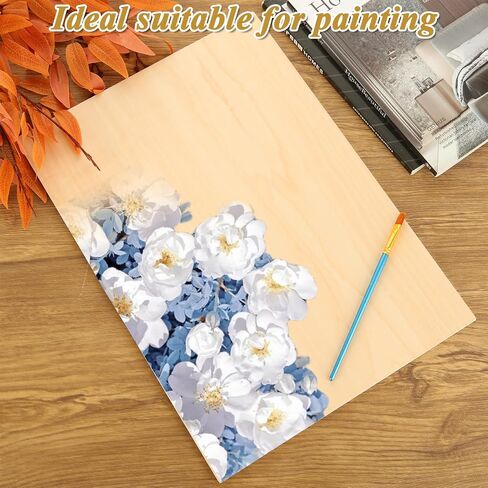 6 Pieces 1/4 x16 x12 Basswood Sheets Craft Wood Thin Unfinished Basswood Sheets Plywood Sheet for Arts and Crafts, Painting, Wood Engraving, Architectural Models, Wood Burning, Laser in Saudi Arabia
