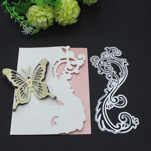 قطع يموت، زهرة الدانتيل النقش الاستنسل يموت قطع، قالب معدني قالب قطع يموت الاستنسل DIY بها بنفسك سكرابوكينغ النقش ألبوم ورقة بطاقة ديكور الحرفية (الدانتيل النقش التسلسلي) in Kuwait