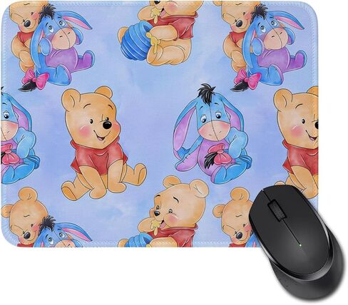 وسادة ماوس Pooh Bear Eeyore للنساء والرجال، وسادات ماوس مستطيلة لأجهزة الكمبيوتر المحمول، والكمبيوتر المحمول، ورسوم متحركة، وهدايا العشاق، والصداقة، وهدايا التخرج لأعياد الميلاد لابنة وابنة (نمر) in Kuwait