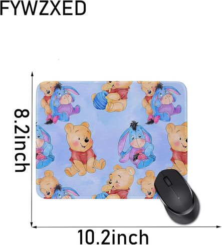 وسادة ماوس Pooh Bear Eeyore للنساء والرجال، وسادات ماوس مستطيلة لأجهزة الكمبيوتر المحمول، والكمبيوتر المحمول، ورسوم متحركة، وهدايا العشاق، والصداقة، وهدايا التخرج لأعياد الميلاد لابنة وابنة (نمر) in Kuwait