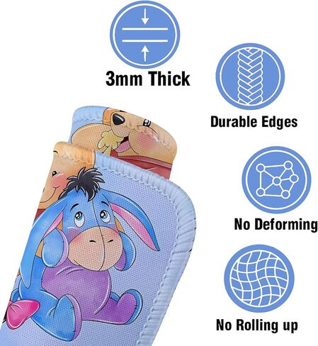 وسادة ماوس Pooh Bear Eeyore للنساء والرجال، وسادات ماوس مستطيلة لأجهزة الكمبيوتر المحمول، والكمبيوتر المحمول، ورسوم متحركة، وهدايا العشاق، والصداقة، وهدايا التخرج لأعياد الميلاد لابنة وابنة (نمر) in Kuwait