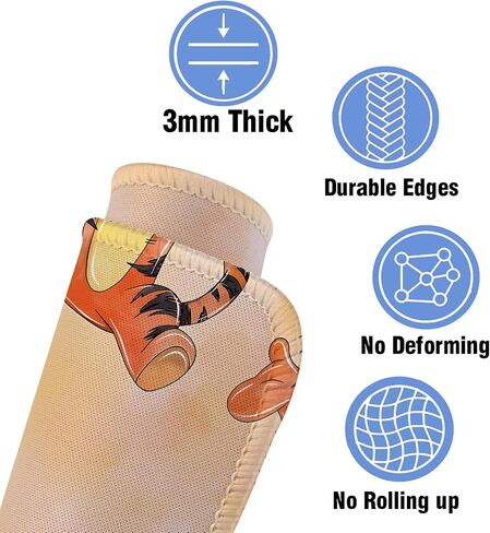 Pooh Bear Eeyore Mouse Pad for Women Men Rectangle Mouse Pads for Computers Laptop Cartoon Animation Lover Gifts Friendship Birthday Graduation Gifts for Son Daughter(Tigger) in Saudi Arabia
