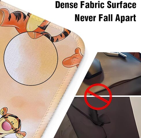 Pooh Bear Eeyore Mouse Pad for Women Men Rectangle Mouse Pads for Computers Laptop Cartoon Animation Lover Gifts Friendship Birthday Graduation Gifts for Son Daughter(Tigger) in Saudi Arabia