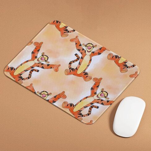 Pooh Bear Eeyore Mouse Pad for Women Men Rectangle Mouse Pads for Computers Laptop Cartoon Animation Lover Gifts Friendship Birthday Graduation Gifts for Son Daughter(Tigger) in Saudi Arabia