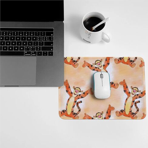 Pooh Bear Eeyore Mouse Pad for Women Men Rectangle Mouse Pads for Computers Laptop Cartoon Animation Lover Gifts Friendship Birthday Graduation Gifts for Son Daughter(Tigger) in Saudi Arabia