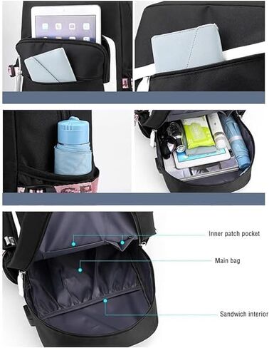 Cute Kawaii Backpack Cute Animal Cartoon Travel and Everyday Use With USB in Saudi Arabia